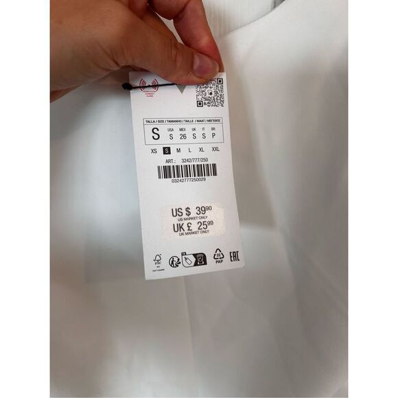Zara white top size small - Picture 4 of 5
